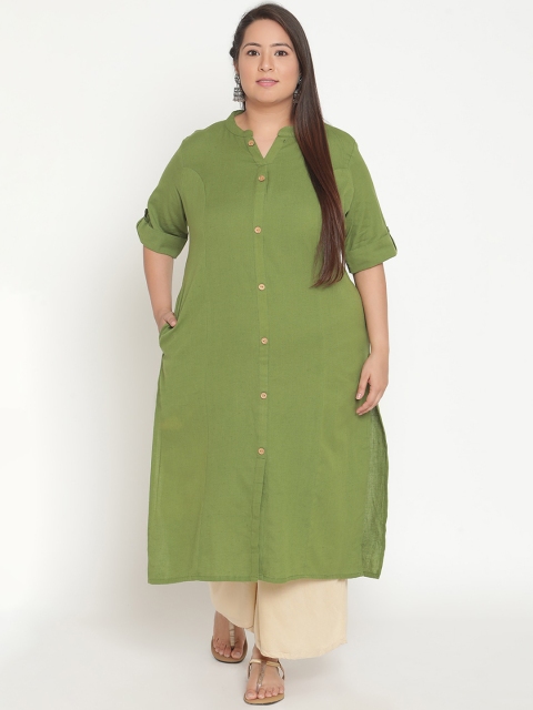 

Sringam Women Green Kurta