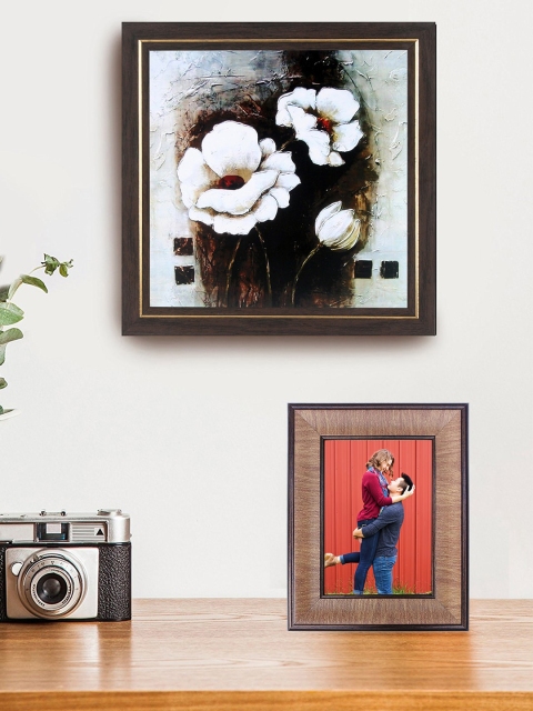 

WENS Brown Textured Table Photo Frame