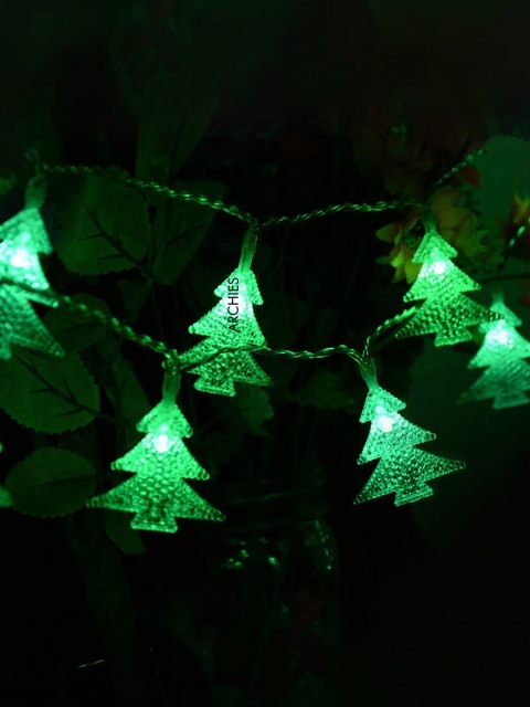 

Archies Green Glass Quirky Outdoor String Lights
