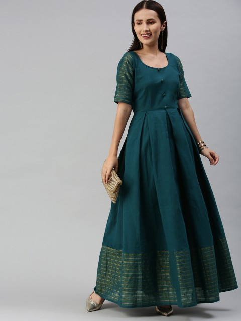 

Swishchick Teal Maxi Dress