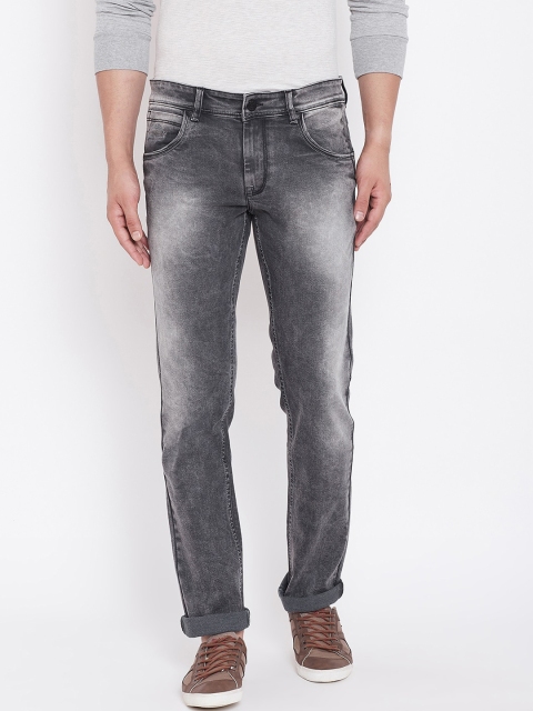 

Canary London Men Grey Slim Fit Low-Rise Heavy Fade Jeans