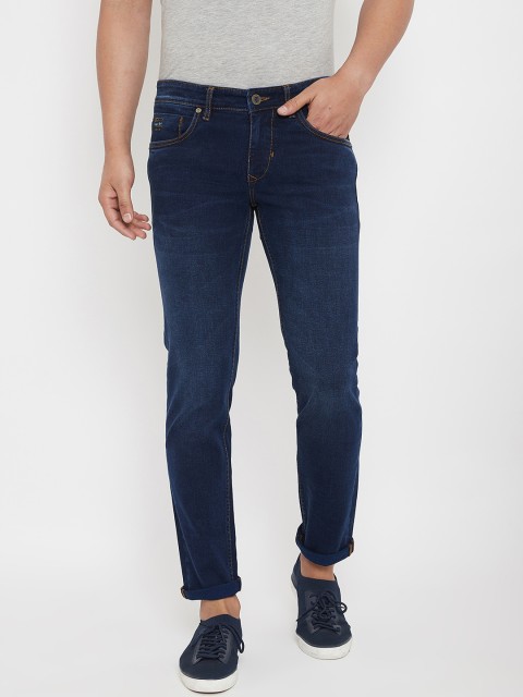 

Canary London Men Blue Slim Fit Low-Rise Light Fade Jeans