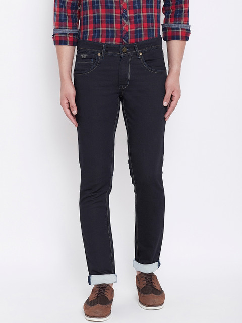 

Canary London Men Navy Blue Skinny Fit Low-Rise Jeans