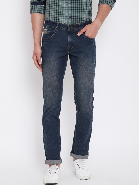 

Canary London Men Blue Slim Fit Low-Rise Light Fade Jeans