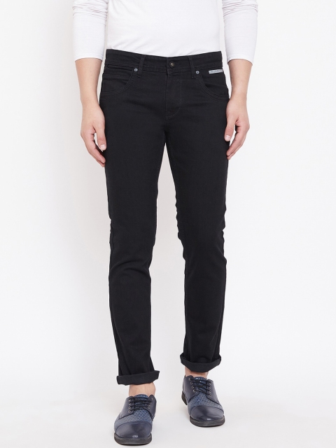 

Canary London Men Black Slim Fit Low-Rise Jeans