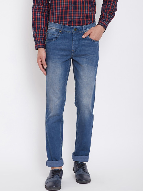 

Canary London Men Blue Slim Fit Low-Rise Light Fade Jeans