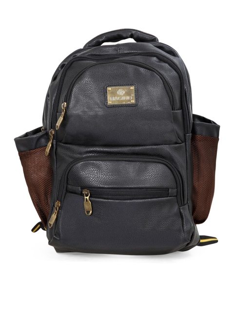 

Polo Class Unisex Black & Brown Textured Leather Backpack