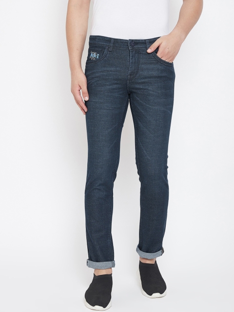 

American Archer Men Blue Slim Fit Low-Rise Light Fade Stretchable Jeans