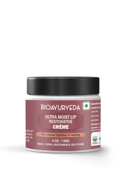 

BIOAYURVEDA Ultra Moist Lip Restorative Cream 120g, Maroon