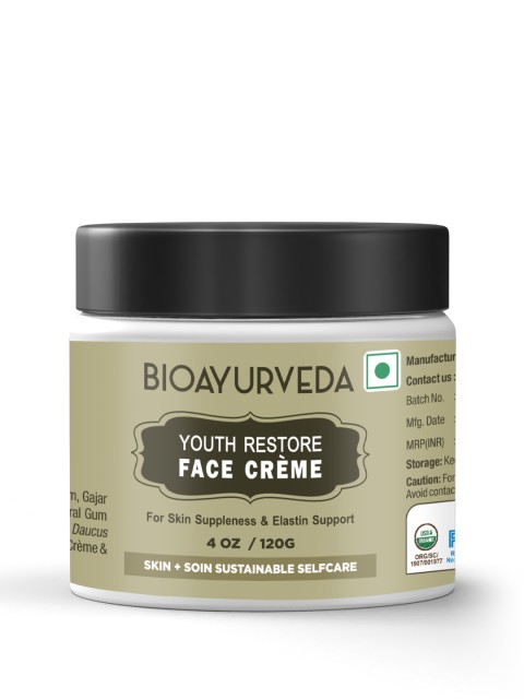 

BIOAYURVEDA Youth Restore Face Cream- 120g, Lime green