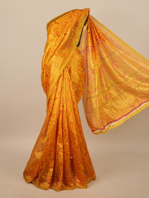 

Pothys Yellow & Red Saree