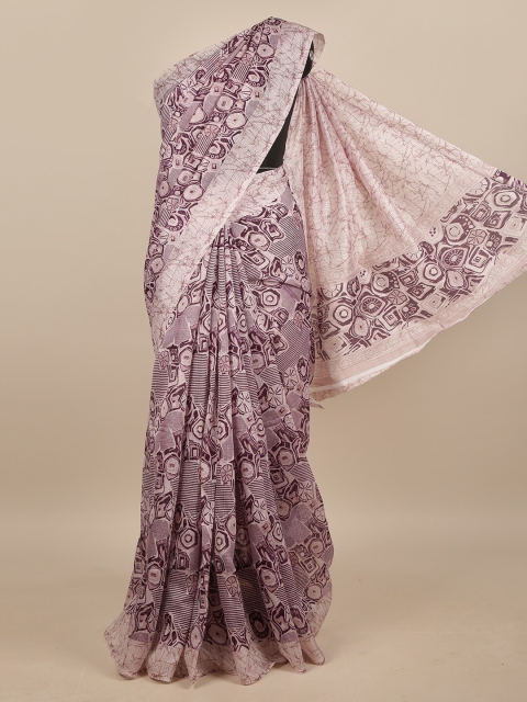 

Pothys Purple & Beige Saree