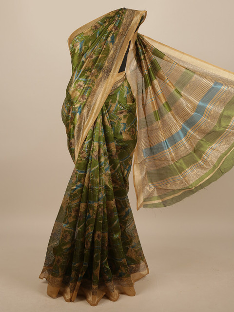 

Pothys Green & Blue Saree