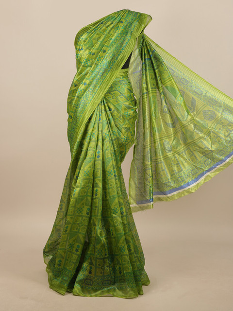 

Pothys Green & Blue Saree