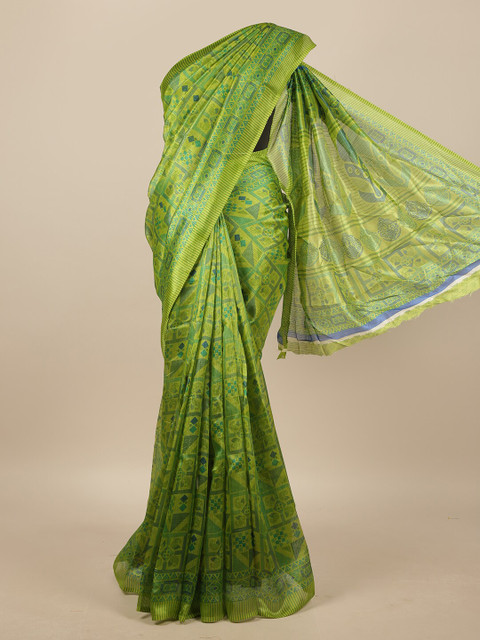 

Pothys Green & Blue Saree