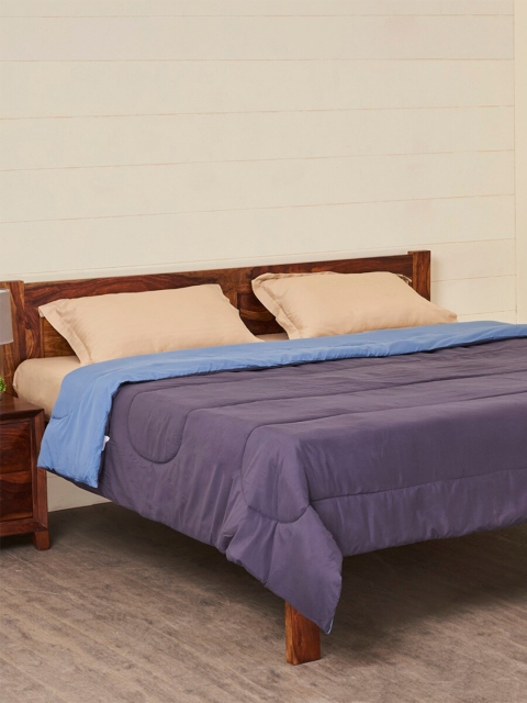 

Home Centre Blue & Purple Mild Winter 150 GSM Single Bed Quilt