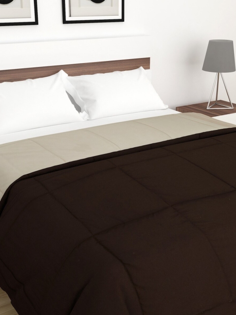 

Home Centre Coffee Brown & Grey Mild Winter 150 GSM Double Bed Quilt