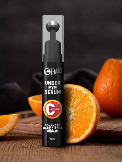 

BEARDO Vitamin C Under Eye Serum Roll On- 15ml, Black