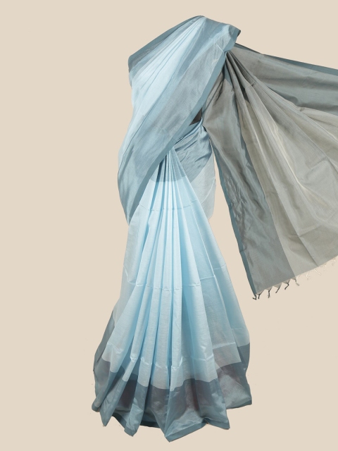 

Pothys Blue Pure Cotton Saree