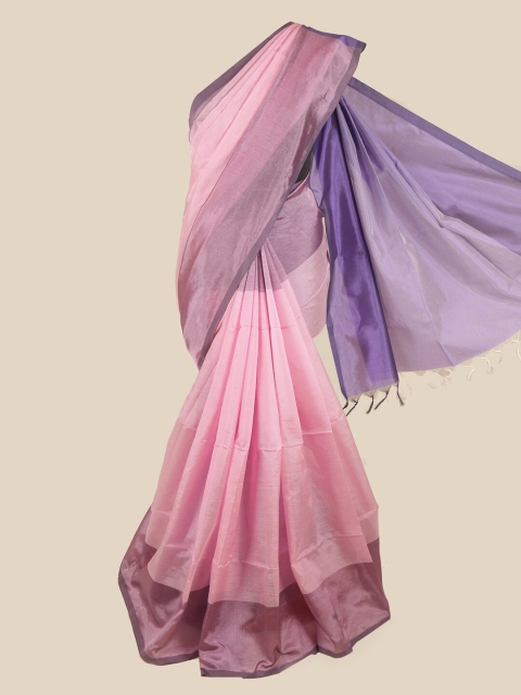 

Pothys Pink Pure Cotton Saree