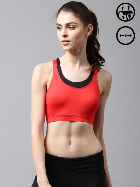 

HRX by Hrithik Roshan Red Active RAPID-DRY Sports Bra HD-7844