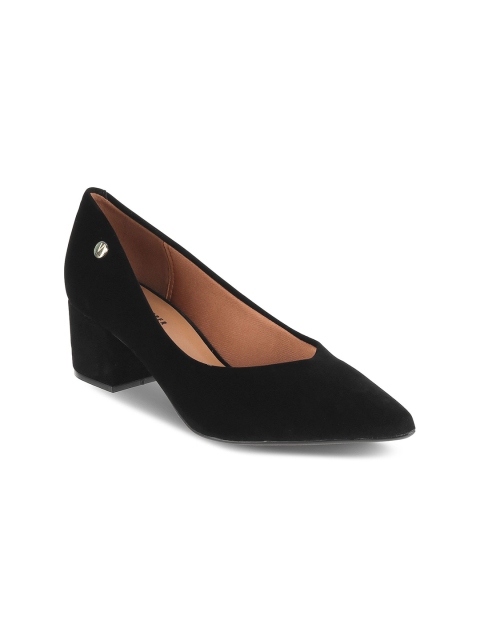 

LEMON & PEPPER Women Black PU Block Heels