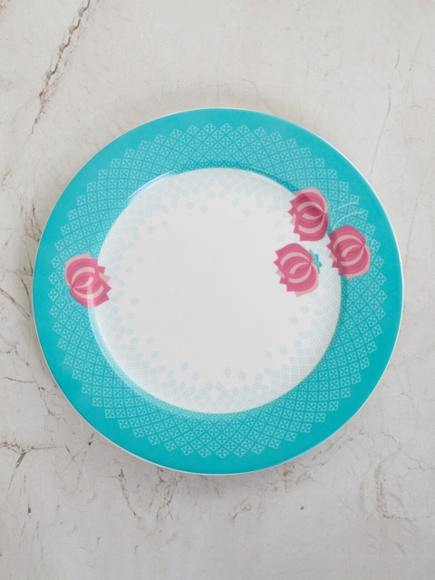 

Home Centre Blue Printed Bone China Dinner Plate