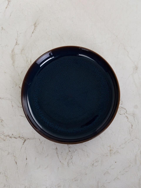 

Home Centre Navy Blue Deep Porcelain Plate