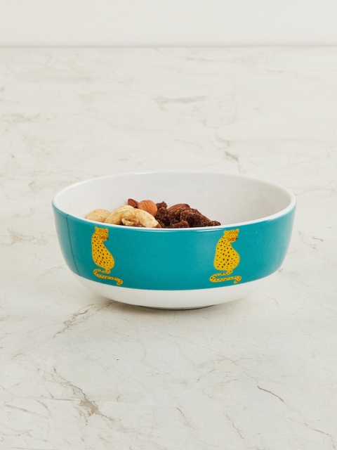 

Home Centre Blue Printed Bone China Cereal Bowl