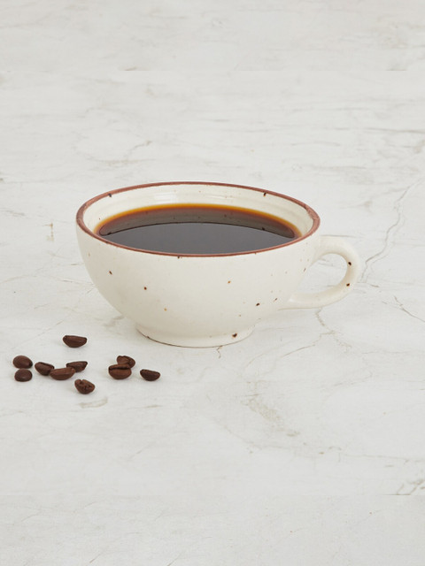 

Home Centre Off White Stoneware Soup Cup