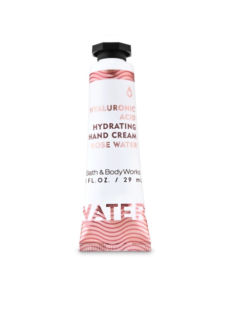 

Bath & Body Works Rose Water Hyaluronic Acid Hydrating Hand Cream, White