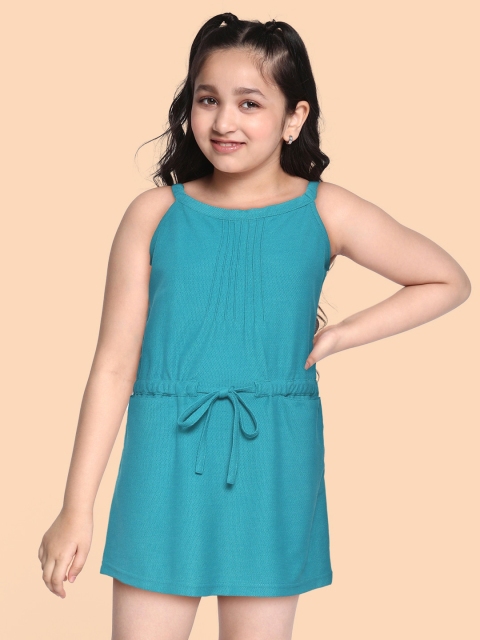 

GOJI Teal Halter Neck Dress