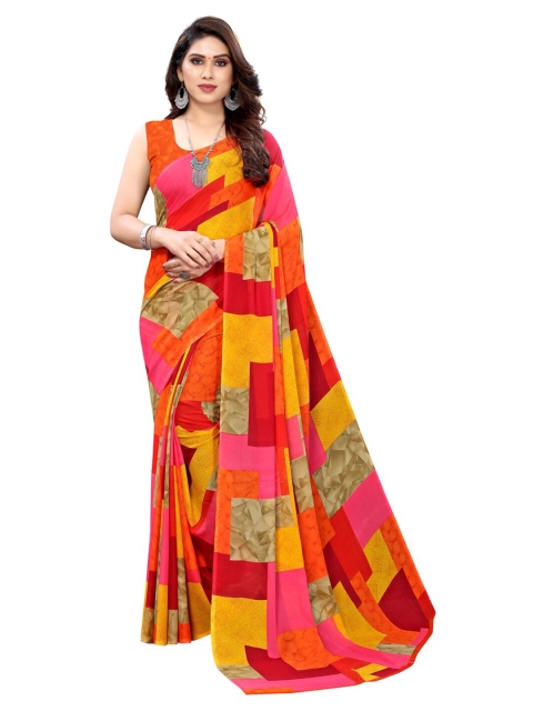 

KALINI Multicoloured Printed Saree, Multi