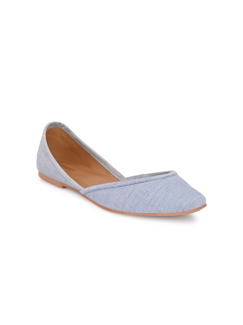

Anouk Women Blue Solid Ballerinas