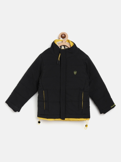 

Okane Boys Black Solid Padded Jacket