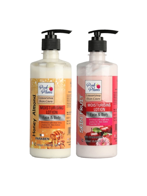 

Pink Plums Multi Honey Almond Skin Fruit Face & Body Moisturising Lotion 500ml