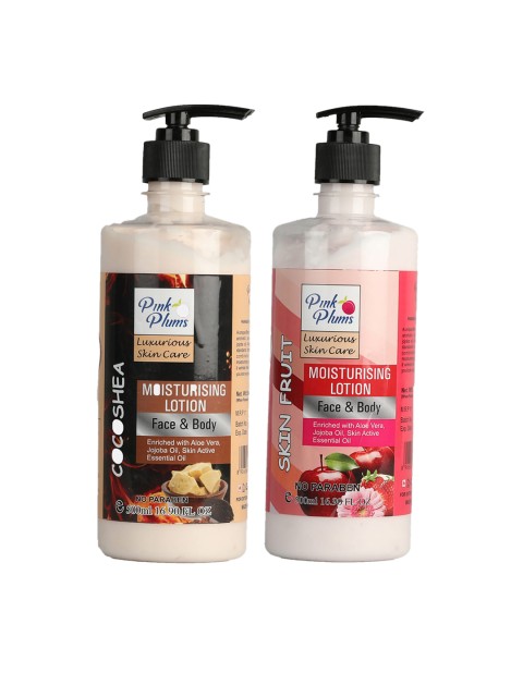 

Pink Plums Unisex Cocoshea HONEY ALMOND Face & Body Moisturising Body Lotion 500ml, Multi