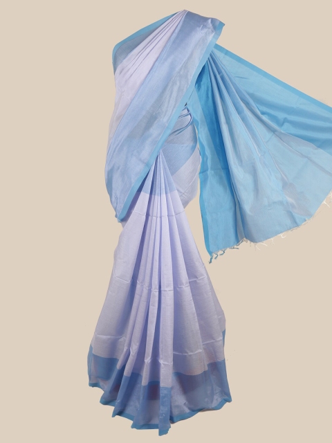 

Pothys Violet & Blue Pure Cotton Saree