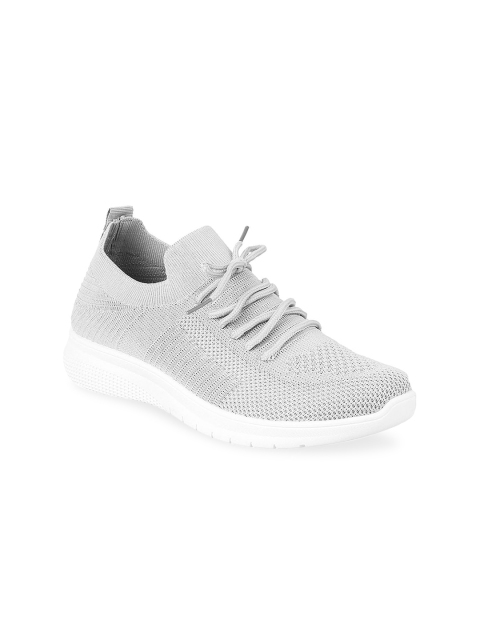 

WALKWAY by Metro Women Grey Woven Design Sneakers