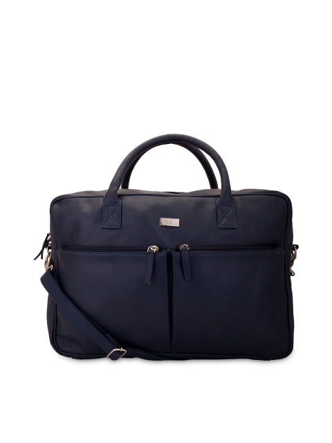 

yelloe Men Navy Laptop Bag, Navy blue