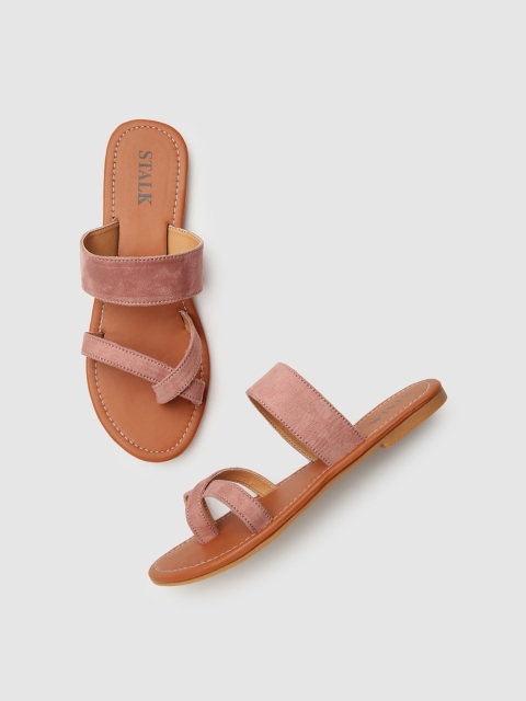 

STALK Women Pink One Toe Flats