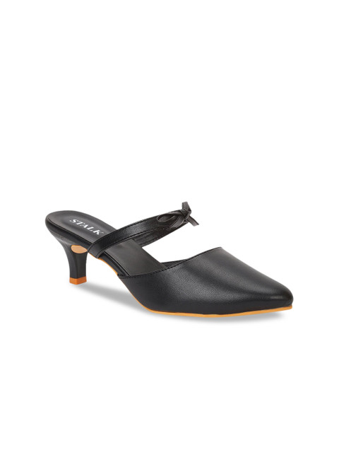 

STALK Black Kitten Heels