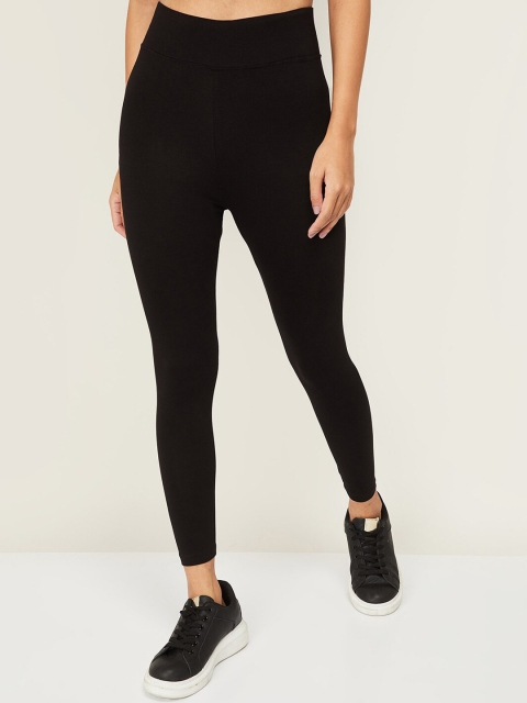 

Fame Forever by Lifestyle Women Black Solid Tights