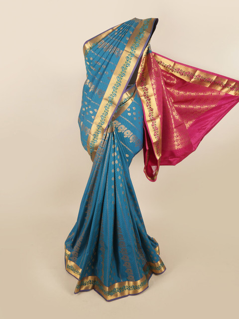 

Pothys Women Blue Woven Design