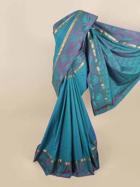 

Pothys Women Blue Woven Design