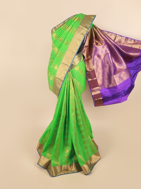 

Pothys Women Green Woven Design