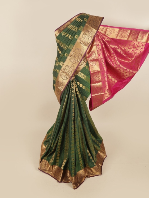 

Pothys Women Green Woven Design