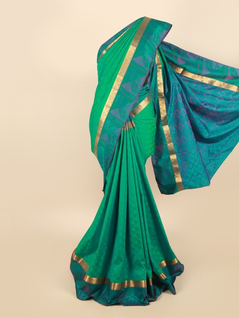 

Pothys Women Green Woven Design