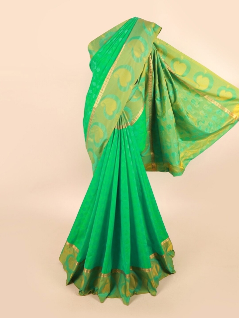 

Pothys Women Green Woven Design
