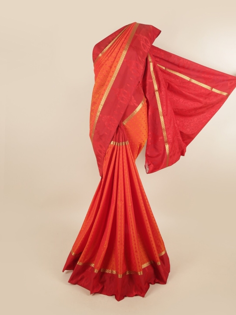 

Pothys Women Orange Woven Design